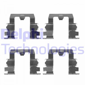 Комплектующие, колодки дискового тормоза LX0134 DELPHI