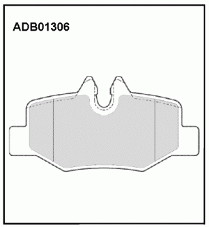 Колодки тормозные дисковые ADB01306 ALLIED NIPPON