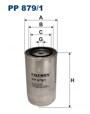 Фильтр топливный PP8791 FILTRON