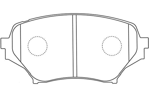 Комплект тормозных колодок, диско BP-4563 KAVO PARTS