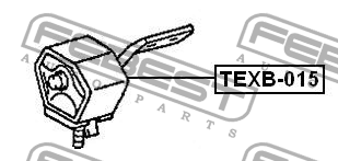 Резинка крепления глушителя TEXB-015 FEBEST