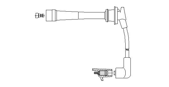 Провод зажигания 6A7632 BREMI