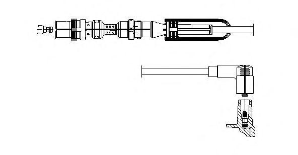 Провод зажигания 1A10/100 BREMI