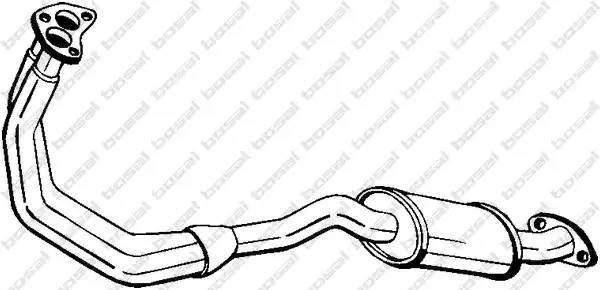 Предглушитель выхлопных газов 154809 BOSAL