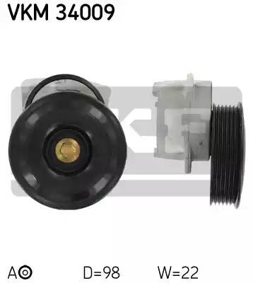 Натяжной ролик, поликлиновой  ремень VKM34009 SKF