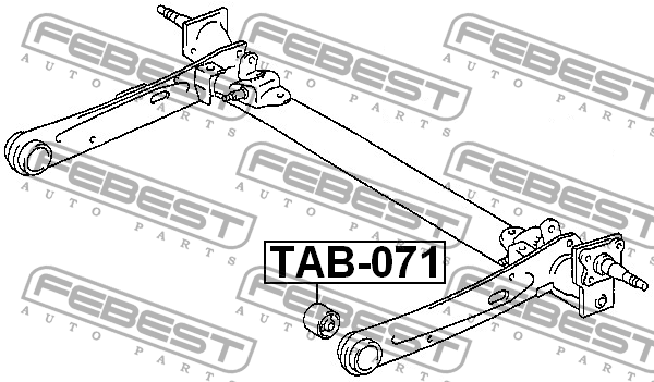 Сайлентблок TAB-071 FEBEST