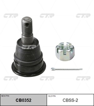 Опора шаровая подвески CBSS-2 CTR