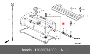 Прокладка крышки ГБЦ 12030RTA000 HONDA