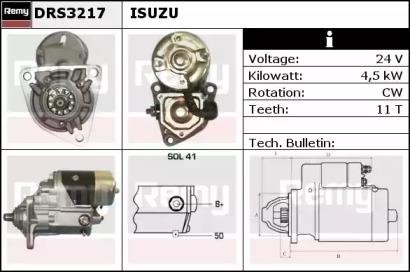 Стартер DRS3217 DELCO REMY