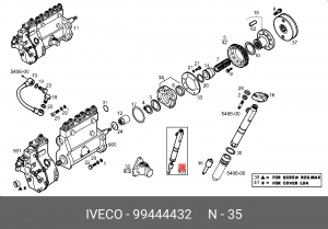 Распылитель 99444432 IVECO