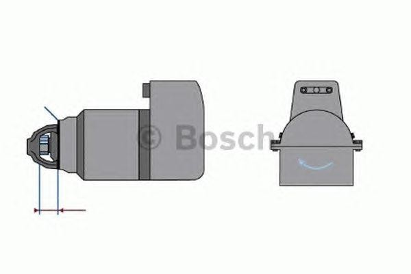 Стартер 0001603006 BOSCH