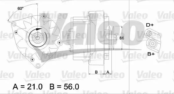Генератор 436134 VALEO PHC