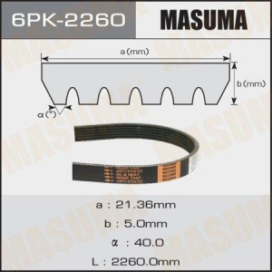 Ремень приводной 6PK-2260 MASUMA