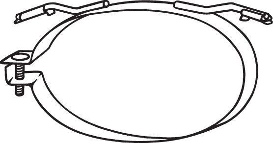 Кронштейн, система выпуска ОГ 251-085 BOSAL