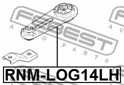 Подушка двигателя RNM-LOG14LH FEBEST