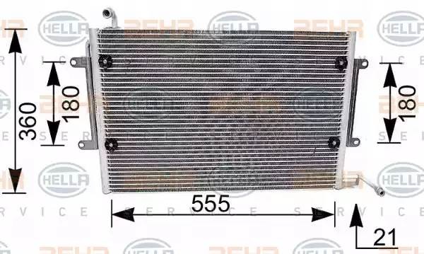 Конденсатор, кондиционер 8FC 351 036-081 HELLA