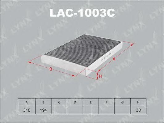 Фильтр салона LAC-1003C LYNXAUTO
