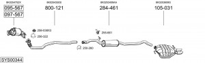 Катализатор 099783 BOSAL