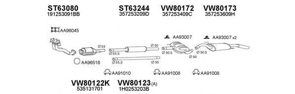 Система выпуска ОГ 800151 VENEPORTE