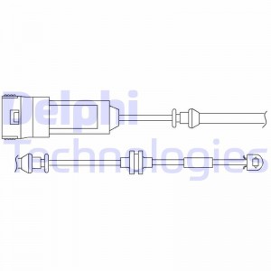 Сигнализатор, износ тормозных колодок LZ0166 DELPHI