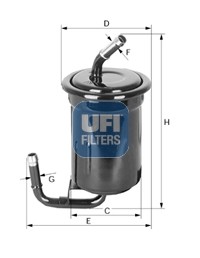 Топливный фильтр 31.519.00 UFI