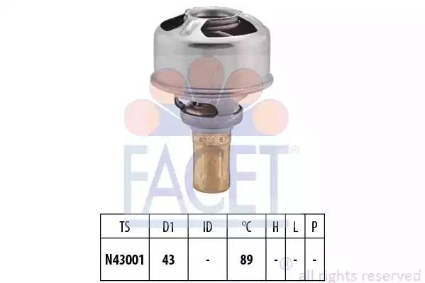 Термостат, охлаждающая жидкость 7.8246 FACET