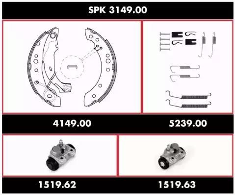 Комплект тормозных колодок SPK 3149.00 REMSA