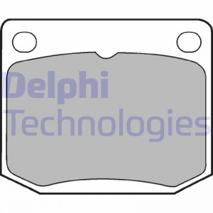 Комплект тормозных колодок, диско LP131 DELPHI
