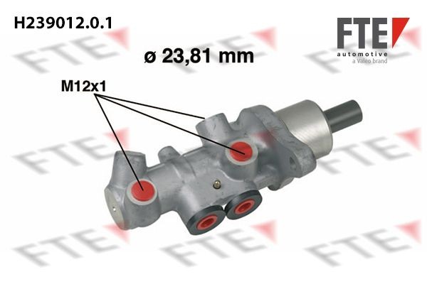 Главный тормозной цилиндр H239012.0.1 FTE