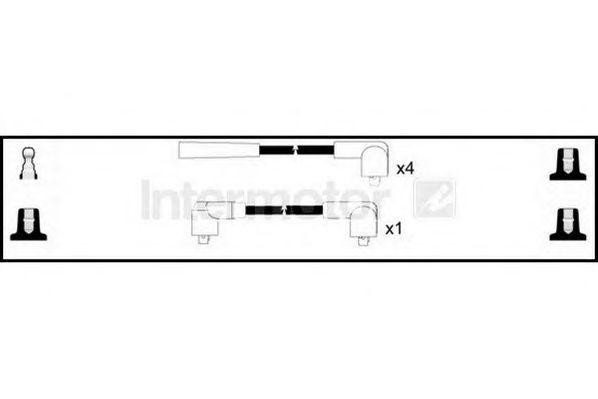 Ккомплект проводов зажигания 73815 STANDARD