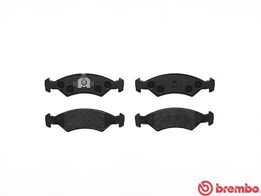 Комплект тормозных колодок, диско P 24 016 BREMBO