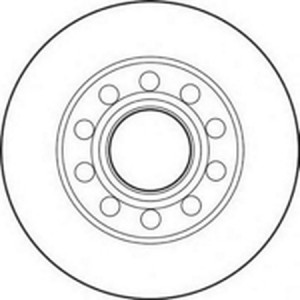 Тормозной диск 562192B BENDIX JURID