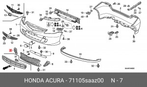 Деталь 71105SAAZ00 HONDA