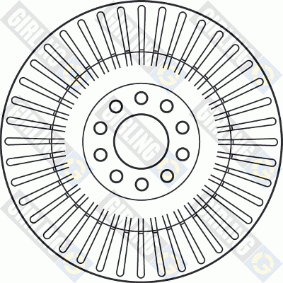 Тормозной диск 6042685 GIRLING