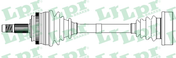 Приводной вал DS13022 LPR