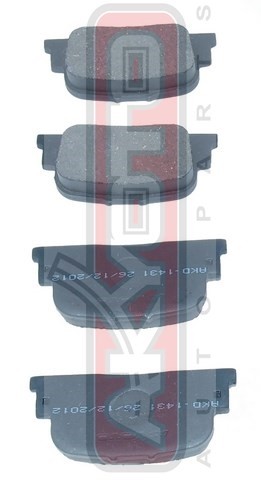 Колодки тормозные дисковые AKD-1431 AKYOTO