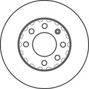 Тормозной диск 562226B BENDIX JURID