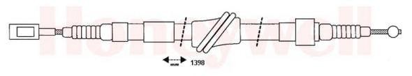 Трос, стояночная тормозная система 432709B BENDIX JURID