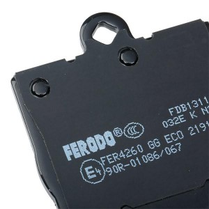 Комплект тормозных колодок, диско FDB1311 FERODO