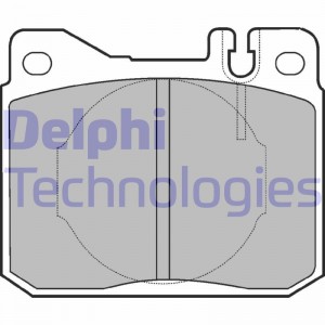 Комплект тормозных колодок, диско LP221 DELPHI