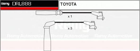Ккомплект проводов зажигания DRL888 DELCO REMY