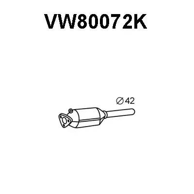 Катализатор VW80072K VENEPORTE