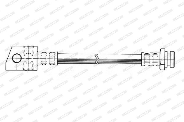 Тормозной шланг FHY2426 FERODO
