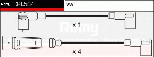 Ккомплект проводов зажигания DRL564 DELCO REMY