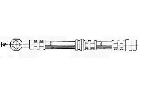 Тормозной шланг FHY2154 FERODO
