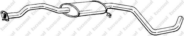 Средний глушитель выхлопных газов 285189 BOSAL