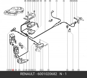 Гидроагрегат, тормозная система 6001020682 RENAULT