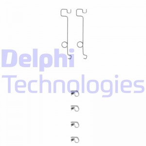 Комплектующие, колодки дискового тормоза LX0045 DELPHI