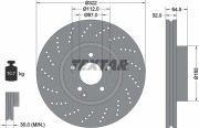 Тормозной диск 92163400 TEXTAR