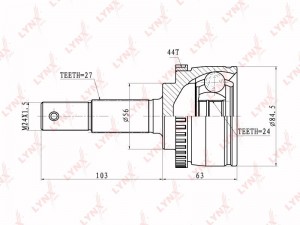 ШРУС CO-5768A LYNXAUTO